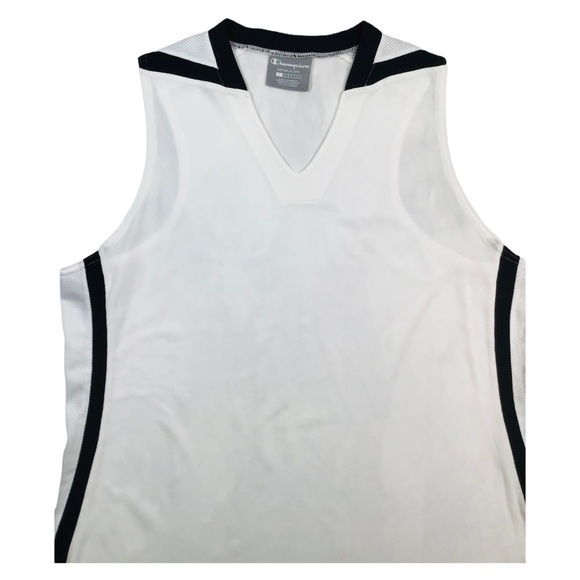 Champion - Double Dry Mesh White / Black Tank Top L - NWOT - Picture 2 of 13
